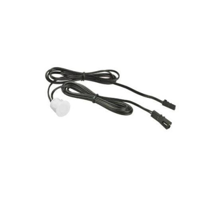 Comutator mecanic W01 cu dimmer pentru iluminat mobilier – întrerupător LED 12V compact, negru