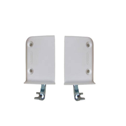 Set 2 Agățători Blum pentru Corpuri Suspendate, Finisaj Alb, Capacitate Mare de Încărcare