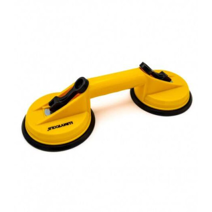 Dispozitiv cu Ventuză Dublă Lumy Tools LT05185, Corp din Aluminiu, Capacitate 85 kg