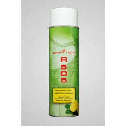 Spray curățare adeziv și grăsimi R505 500 ml cu aromă de citrice, soluție profesională curățare