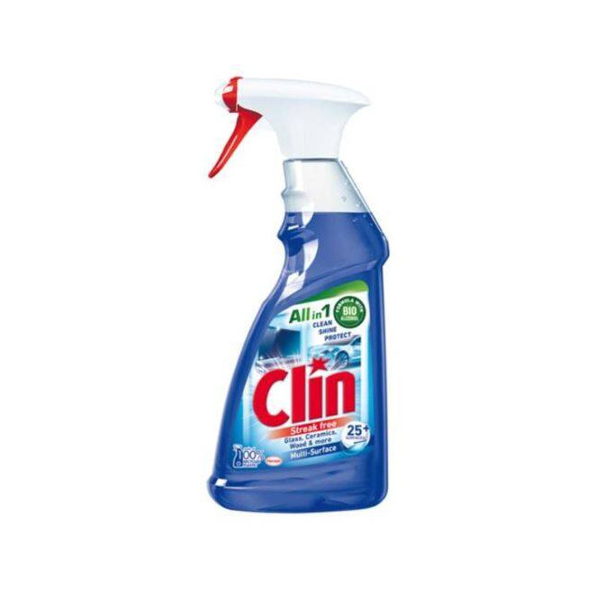 Spray curățare geamuri și suprafețe Clin Multi-Shine 500 ml, strălucire fără urme