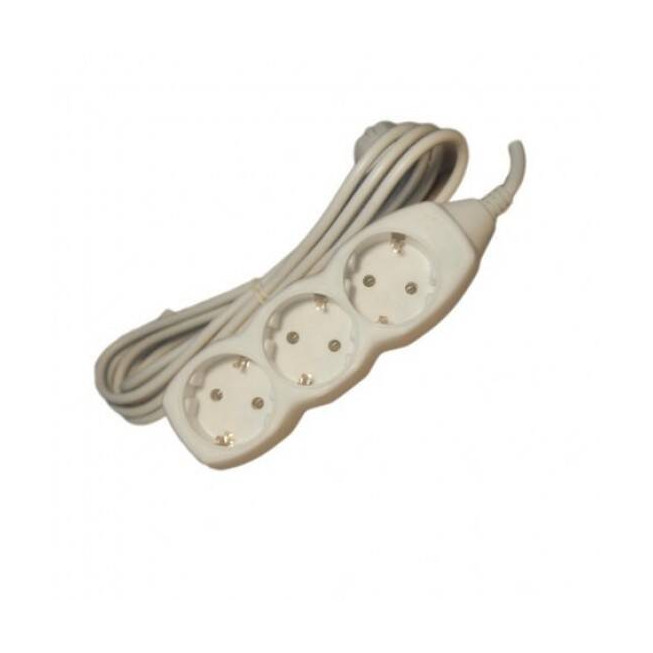 Prelungitor 7m 3 prize cu împământare (CP) – cablu 3x1.5 mm pentru alimentare sigură 16A