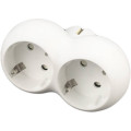 Adaptor priză rotund 2CP+PC 16A – adaptor dublu pentru prize Schuko, compact și sigur