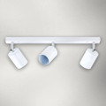 Spot liniar reglabil alb, 3xGU10 – corp iluminat modern orientabil pentru interior