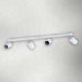 Spot liniar reglabil alb, 4xGU10, 800mm – corp iluminat modern orientabil pentru interior