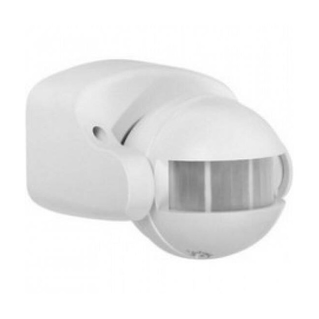 Senzor de mișcare 180gr,  IP44, 1200W – senzor PIR exterior/interior reglabil pentru iluminat automat