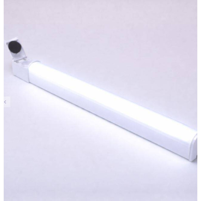 Corp LED baie alb cu priză, 15W, 6500K, lumină rece, IP44 – lampă LED liniară pentru baie și oglindă