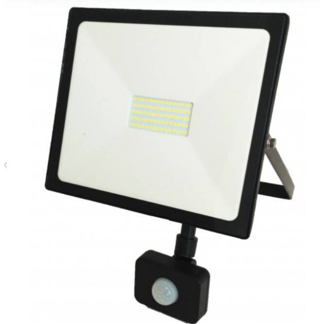 Proiector led SMD Galaxy cu senzor de mișcare, 50W (250W), 6000K, lumină rece, IP65, exterior, puternic și inteligent