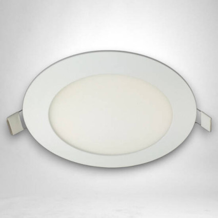 Spot led slim încastrat Ø223, 18W (150W), 6400K, lumină rece, alb, economic și modern