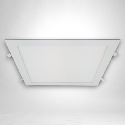 Spot led slim pătrat 300x300mm, 24W (200W), 4100K, lumină neutră, alb, economic și modern