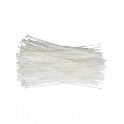 Set coliere plastic 3.5 x 300 mm, 100 buc, Lumytools LT73886 – șoricei rezistenți pentru cabluri și fixare