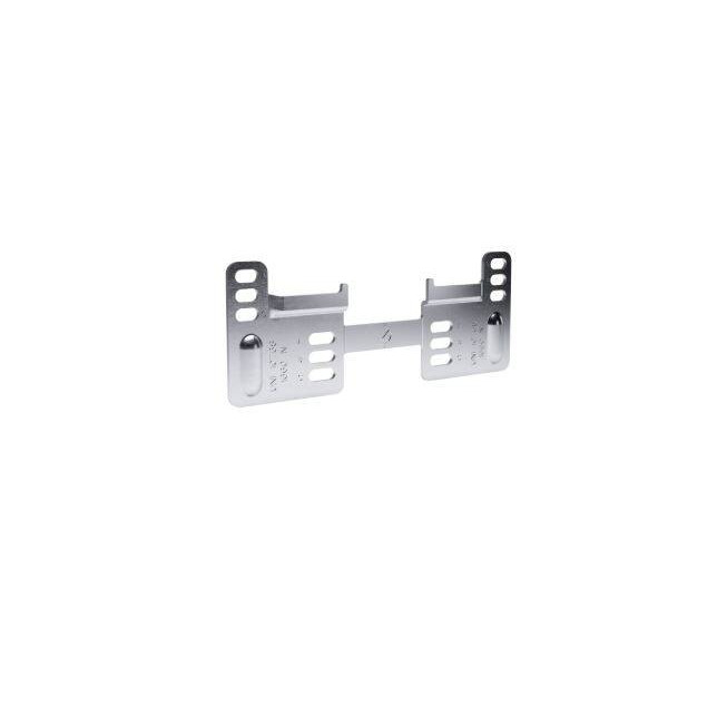Set 2 x Placă montaj suspendare mobilier Italiana Ferramenta Libra WP 1211, oțel zincat, pentru corpuri suspendate