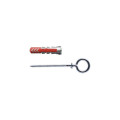 Diblu cu ochi Fischer DuoPower 8x40 OH 535006 – set 2 bucati fixare universală cu cârlig metalic pentru perete
