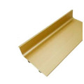 Profil mâner tip J orizontal Gola auriu mat 3m din aluminiu – mâner încastrat mobilier modern fără mânere