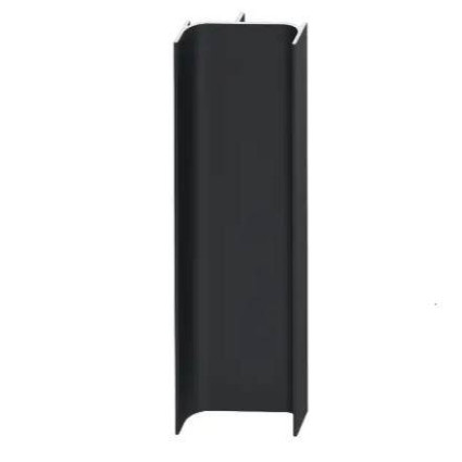 Profil mâner vertical Gola tip C negru mat 2.7 m din aluminiu – mâner încastrat mobilier modern fără mânere