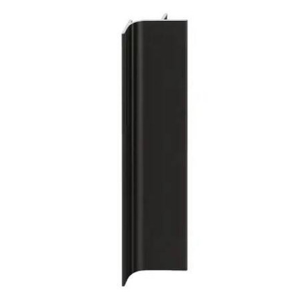 Profil mâner vertical Gola tip J negru mat 2.7 m din aluminiu – mâner încastrat mobilier modern fără mânere