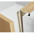 Profil mâner vertical Gola tip C auriu mat 2.7 m din aluminiu – mâner încastrat pentru mobilier modern fără mânere
