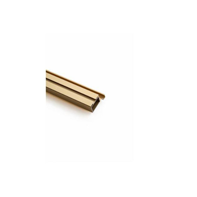 Profil mâner vertical Gola tip L auriu mat 3m din aluminiu – mâner încastrat mobilier modern fără mânere