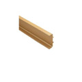 Profil mâner Gola orizontal intermediar auriu mat 3 m din aluminiu – sistem mobilier fără mânere tip Gola