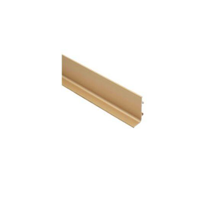 Profil mâner Gola superior tip J auriu mat 3 m din aluminiu – mâner încastrat pentru mobilier bucătărie fără mânere