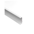 Profil mâner Gola intermediar alb 3m din aluminiu – profil orizontal pentru mobilier fără mânere