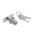 Încuietoare mobilier pentru uși glisante GTV 105 ZZ-B0-105-01-S – crom, cu cheie