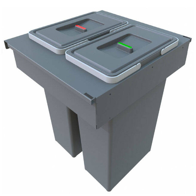 Coș gunoi încorporabil 2 x 35L Elletipi Square 2.0 PA3 INC5060F