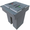 Coș gunoi încorporabil 2 x 35L Elletipi Square 2.0 PA3 INC5060F