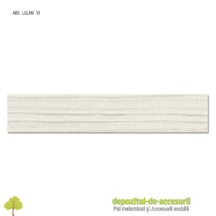 Cant ABS Alb Hacienda 22mm x 0,4mm Compatibil Pal Melaminat Alb Hacienda Egger H3078