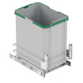 Coș de gunoi glisant 35L, Starax S-2583-G – încorporabil, montaj pe ușă, gri