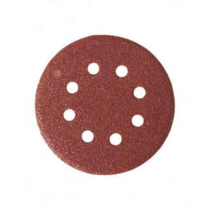 Set 10 discuri din pânză abrazivă cu găuri LT08554 – Ø125 mm, șlefuire lemn/metal