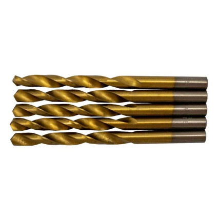 Set burghie pentru metal Titanate 7 mm LT21570 Lumytools – HSS acoperite, găurire precisă metal