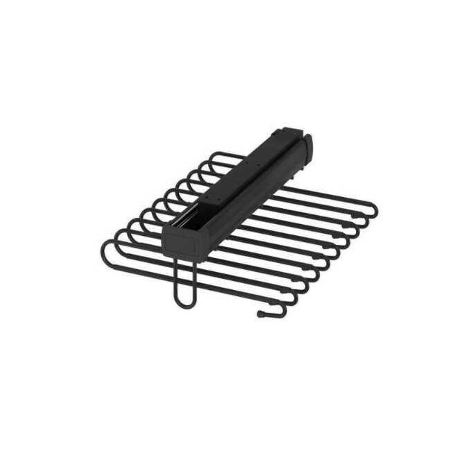 Suport pantaloni simplu Starax S-6722-A antracit – 360x460x135 mm, cu amortizare, organizator dressing