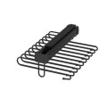 Suport pantaloni simplu Starax S-6722-A antracit – 360x460x135 mm, cu amortizare, organizator dressing