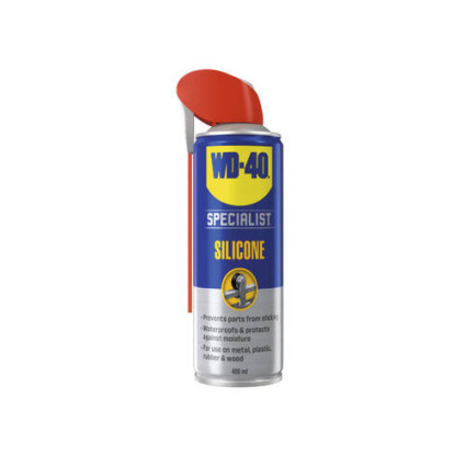 Spray siliconic WD-40 Specialist 400 ml – lubrifiere și protecție pentru plastic, cauciuc și metal