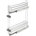 Coș jolly Häfele Smart 150 mm cu 2 nivele, extragere totală și soft close pentru bucătărie