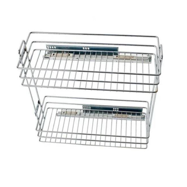 Coș jolly ENERGO 300 mm, cu glisieră Blum Soft Close, crom lucios, pentru bucătărie