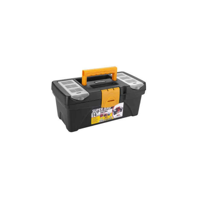 Cutie din plastic pentru scule 14”, ASR-2040, cu organizatoare și mâner pentru transport