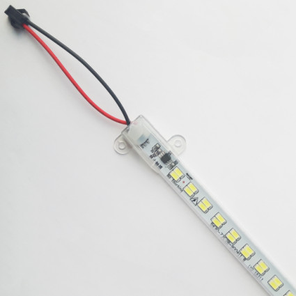 Bandă LED rigidă 12W, 840 lm, 900x14 mm, 6400K, IP65, model 5730, pentru iluminat interior și exterior