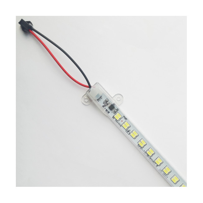 Bandă LED rigidă 12W, 840 lm, 900x14 mm, 6400K, IP65, model 5730, pentru iluminat interior și exterior