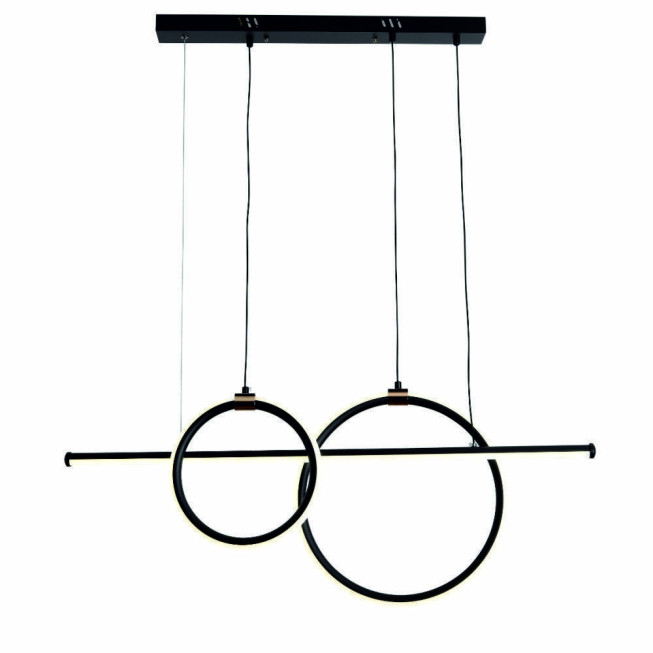 Lustră LED Titania ajustabilă 72W 3900lm 3000K, 4000K, 6500K DL75L232 – iluminat modern fără telecomandă