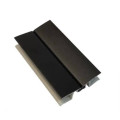 Element îmbinare plintă multiunghi folie finisaj negru mat H100 pentru montaj elegant și finisaj profesional