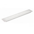 Grilă ventilație aluminiu, 80x480 mm, oțel periat, pentru mobilier și electrocasnice încorporate