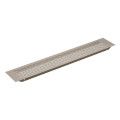 Grilă ventilație aluminiu, 480x80 mm, antracit deschis, GTV, KK-W80480-24. pentru mobilier