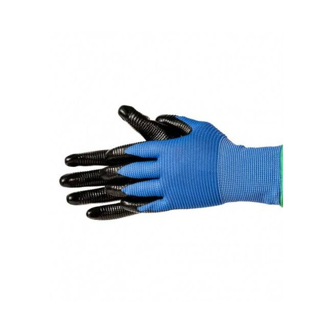 Mănuși lucru nitril-nylon, 10 inch, LT74156, pentru protecție și aderență ridicată