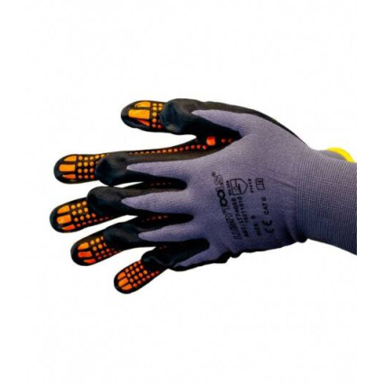 Mănuși de protecție din microspumă de nitril LumyTools, mărimea 9