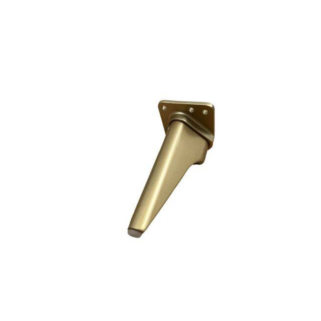 Picior mobilier Forza H140 mm, auriu mat