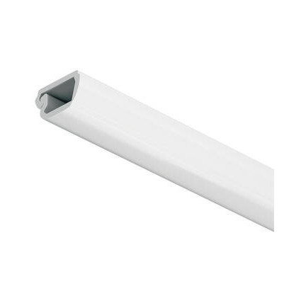 Pat de cablu Häfele Loox, 2500 x 12 x 7,5 mm, pentru ascunderea cablurilor vizibile în mobilier, alb RAL 9010