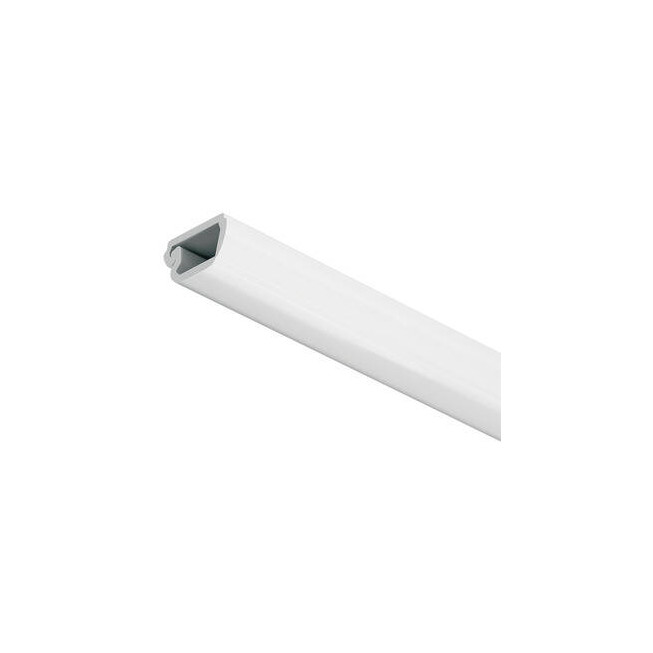 Pat de cablu Häfele Loox, 2500 x 12 x 7,5 mm, pentru ascunderea cablurilor vizibile în mobilier, alb RAL 9010
