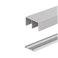 Kit sine duble Häfele Adoor 2 m din aluminiu mat pentru uși culisante dressing